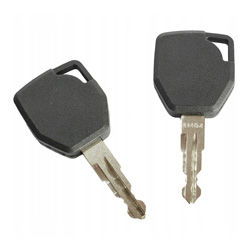 Ignition Key for heavy equipment