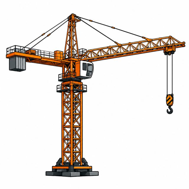 Top-Slewing Tower Cranes