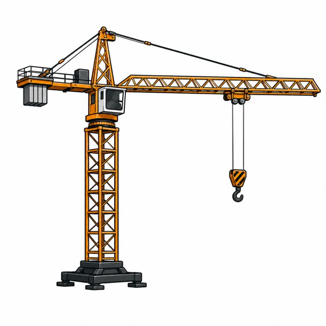 Flat-Top Tower Cranes