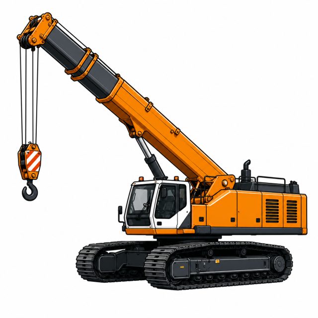 Telescopic-Boom Crawler Cranes